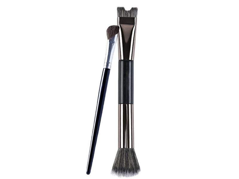 2-In-1 Nose Contour Brushes Brush Fluffy Brush Angled Tilt Brush Nose Brushes Carousel 7