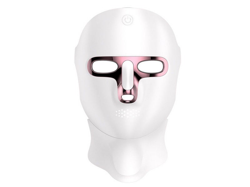 2X USB Rechargeable 7 Colors LED Facial Light Therapy Mask for Face and Neck Carousel 2