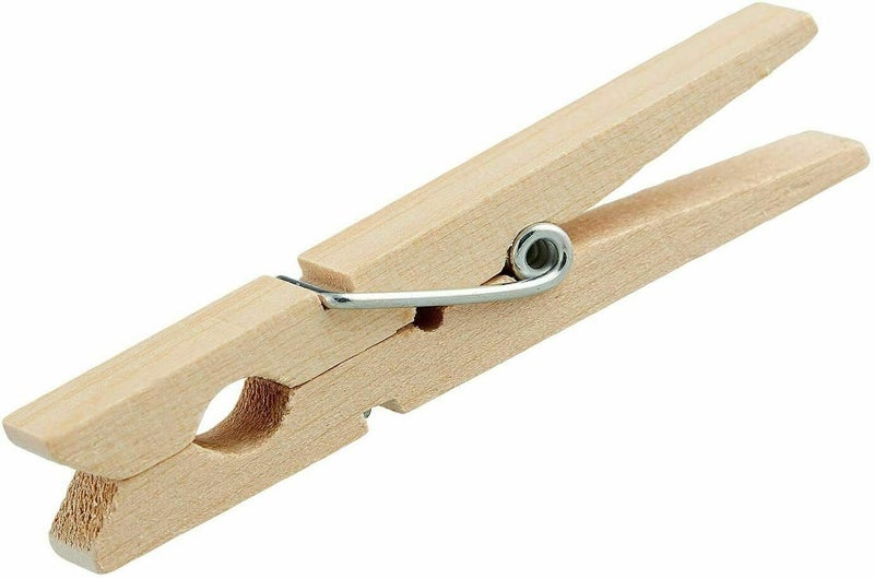Pack of 60 Solid Wooden Clothes Pegs Clips Washing Line Airer Rotary Dry Laundry Carousel 4