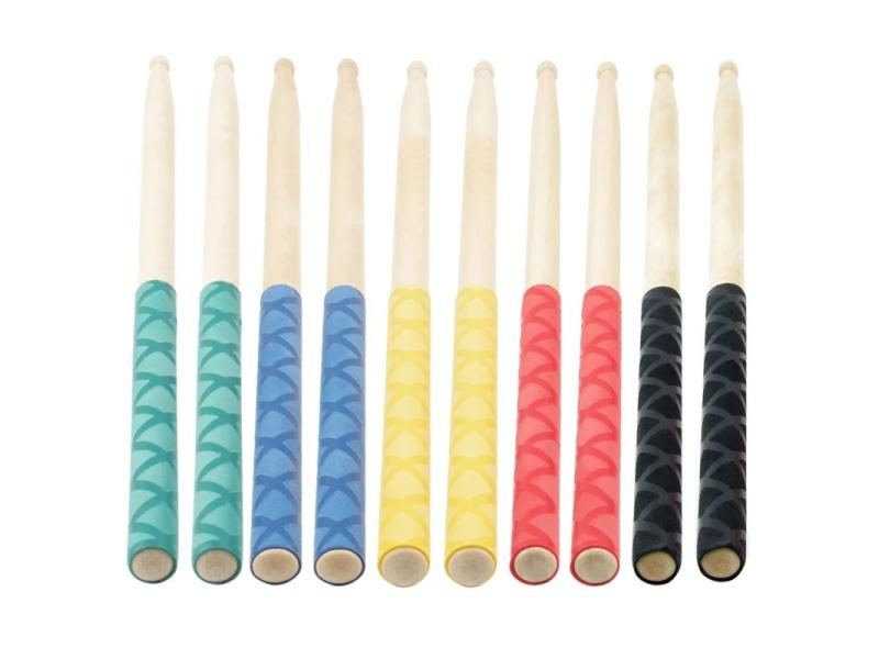 2pcs Drum Stick Grips Anti-slip Absorb Sweat Grip Wrap Tape For 7A 5A 5B 7B Carousel 2