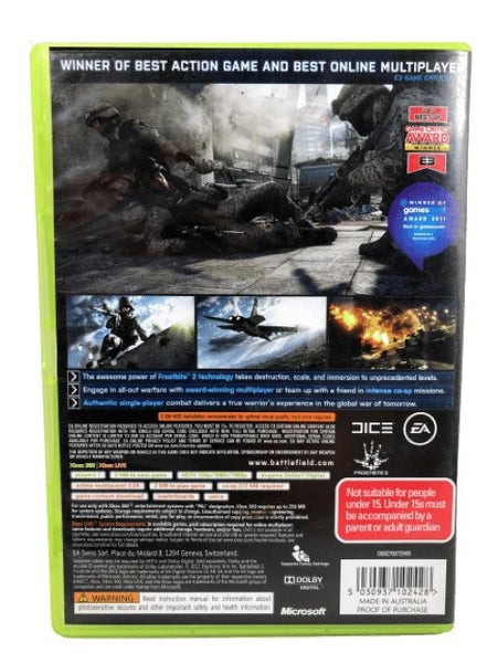 BATTLEFIELD 3 (XBox 360 - ORIGINAL PRINT) *COMPLETE COLLECTOR'S* Carousel 2