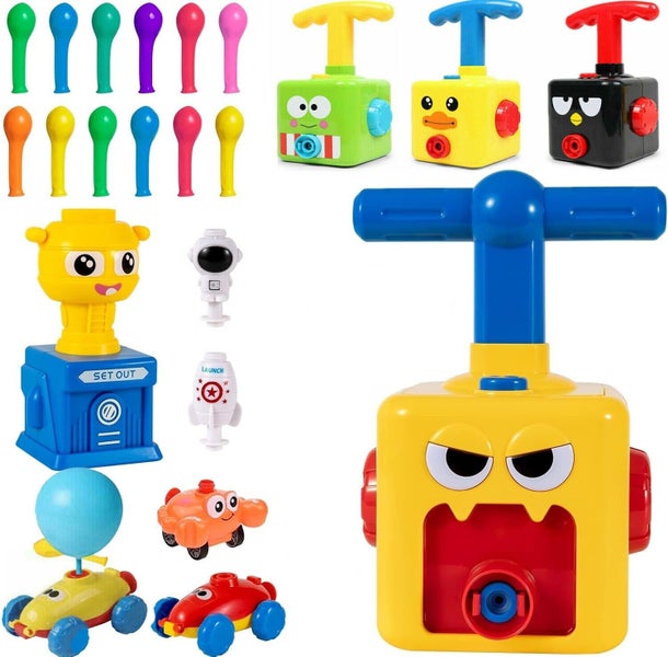 Balloon Powered Car Balloon Launcher Toy Inertia for Creative Science Experiment Carousel 1