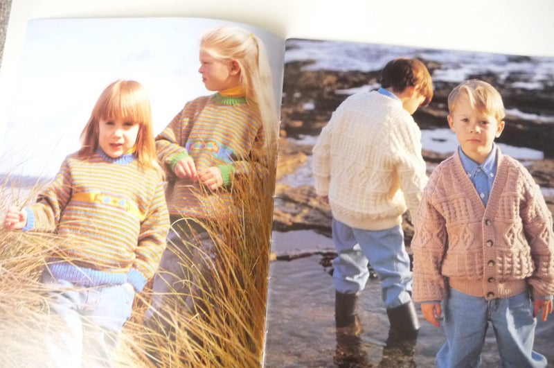 Panda : Kids Knits Cardigans, Jumpers : 8ply Knitting Booklet Carousel 2