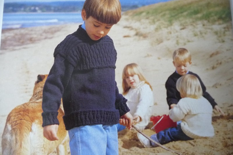 Panda : Kids Knits Cardigans, Jumpers : 8ply Knitting Booklet Carousel 4