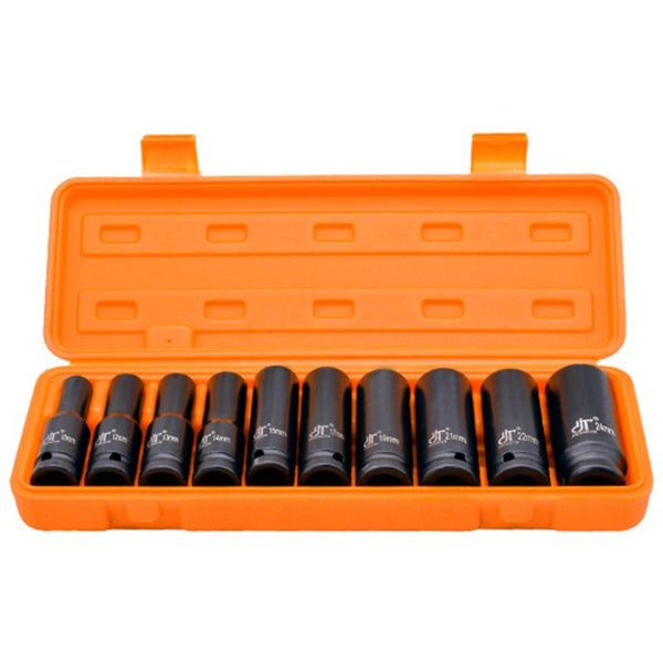 10pcs Deep Impact Socket Wrench Set 1/2" Drive 2038204 Carousel 1