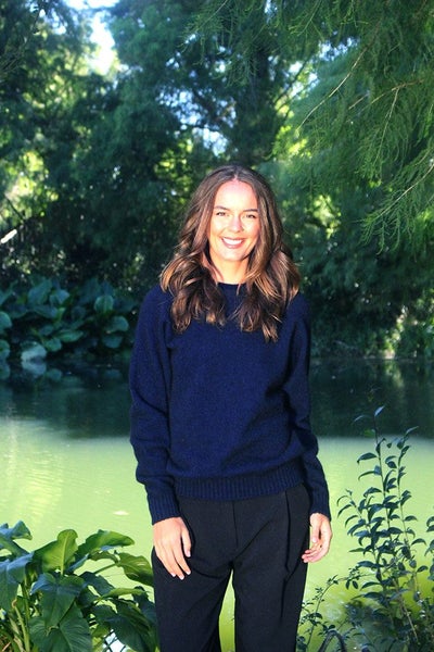 Possum Merino Ladies Classic Crew Neck Jumper Carousel 1
