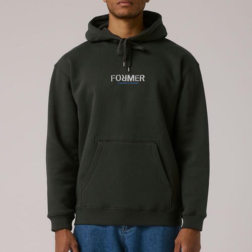 FORMER LEGACY REACTION HOOD WORN BLACK Carousel 1