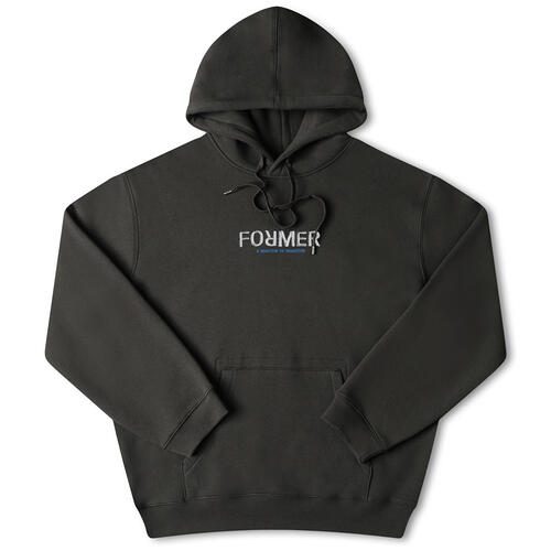 FORMER LEGACY REACTION HOOD WORN BLACK Carousel 2