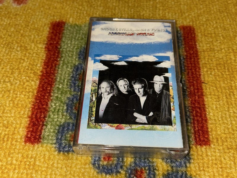 CROSBY, STILLS, NASH & YOUNG American Dream CASSETTE TAPE Carousel 1