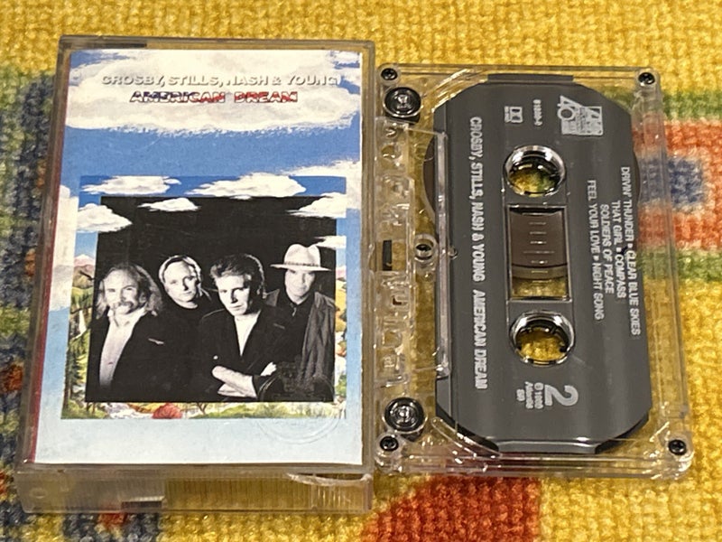 CROSBY, STILLS, NASH & YOUNG American Dream CASSETTE TAPE Carousel 2