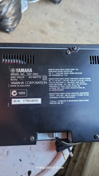 Yamaha sound bar Carousel 3