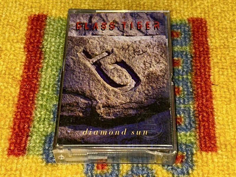 GLASS TIGER Diamond Sun CASSETTE TAPE Carousel 1