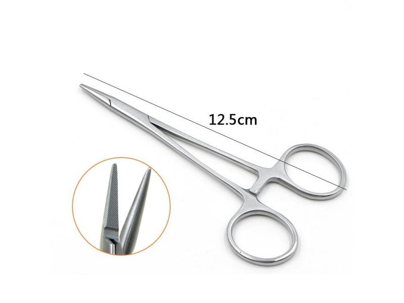 Dental Gold Plated Handle Needle Holder Pliers Stainless Steel Surgical Carousel 1