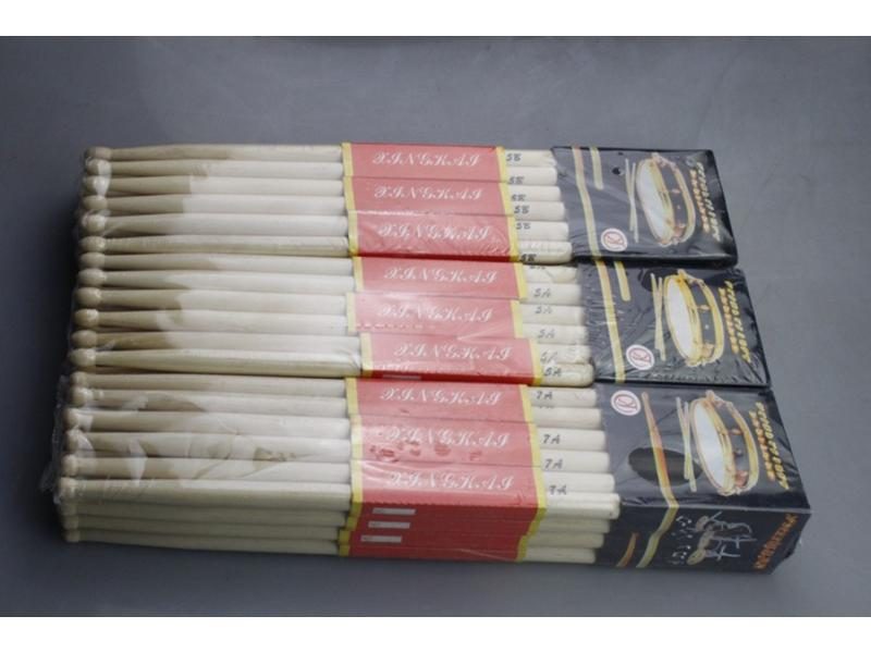 24pcs Of Maple Wood Oval Tip Drum Sticks 5A/5B/7A Drumsticks 16 Inch Length Carousel 1