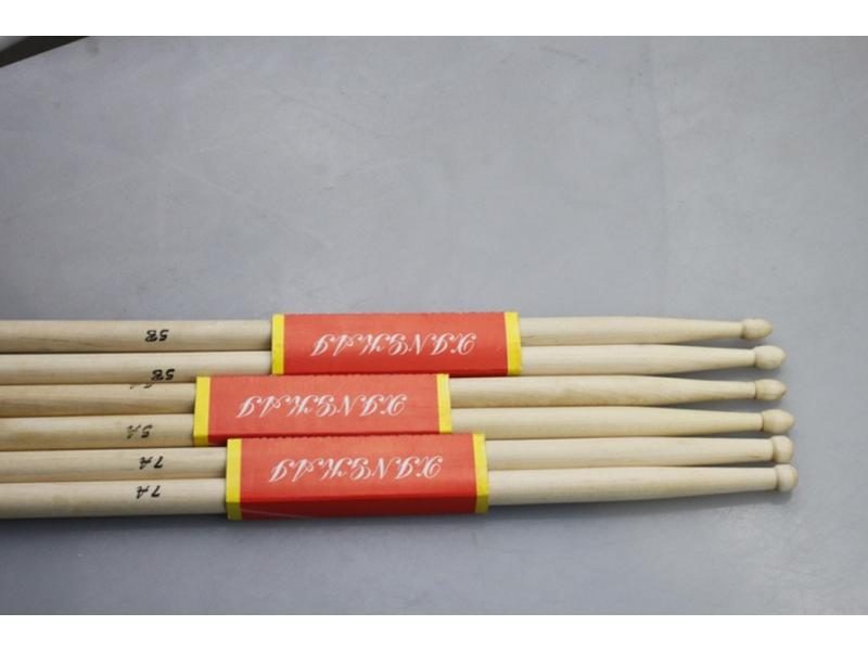 24pcs Of Maple Wood Oval Tip Drum Sticks 5A/5B/7A Drumsticks 16 Inch Length Carousel 2