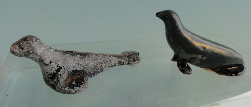 Vintage Britains Zoo Lead Animals: Seals Carousel 1