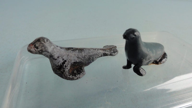 Vintage Britains Zoo Lead Animals: Seals Carousel 2