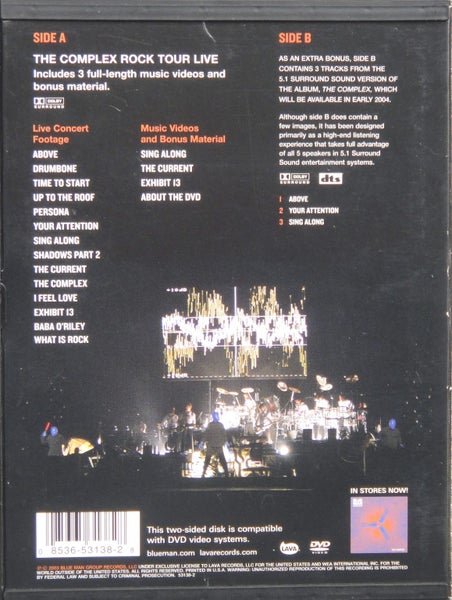 Blue Man Group - the Complex Rock tour Live DVD Carousel 2