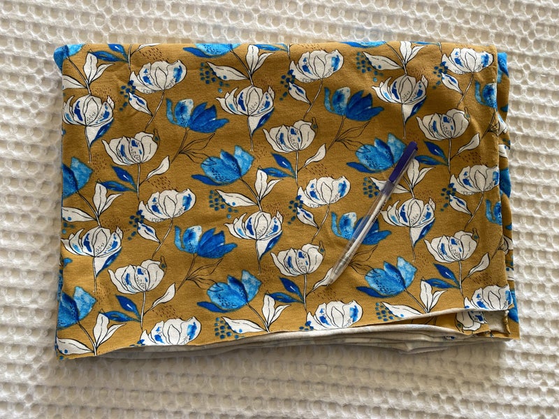 1 meter x 1.5 meters cotton lycra 2 way stretch Carousel 1