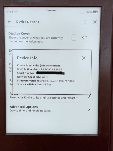 $1 Res Kindle Paperwhite 7th generation 2GB + bunus brand new case free Carousel 2