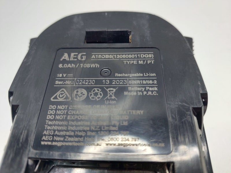 AEG 18V 6.0Ah Battery (A180B6) (2023) Carousel 4