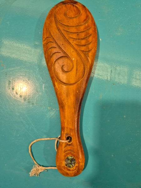 Maori patu wooden carved art $1!!! Carousel 1