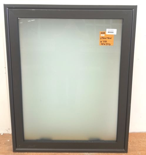 New Window Bronze Double Glazed Aluminium Window H980 x W780 DR10406 Carousel 1