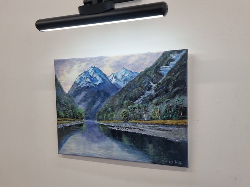 Eglinton River Fiordland - Caley Hall Fine Art Original Oil Painting Carousel 10