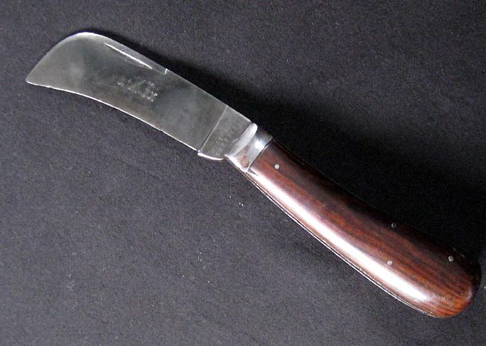 Stunning antique or vintage folding pruning knife GEORGE WOSTENHOLM Sheffield Carousel 1
