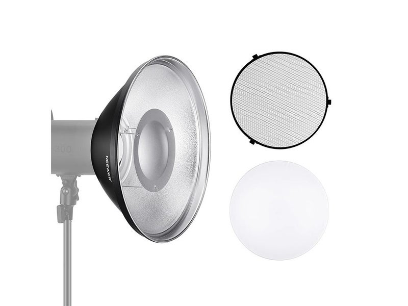 NEEWER Studio Strobe Flash Light Reflector Beauty Dish Carousel 1