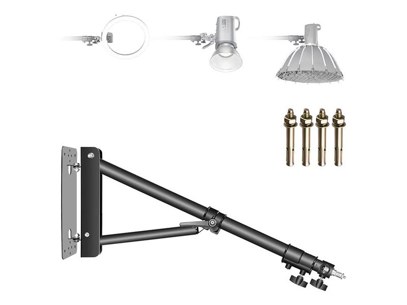 NEEWER 130cm Wall Mounting Triangle Boom Arm Carousel 1