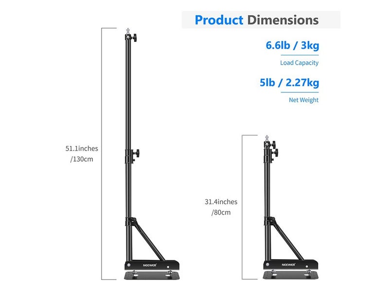 NEEWER 130cm Wall Mounting Triangle Boom Arm Carousel 2