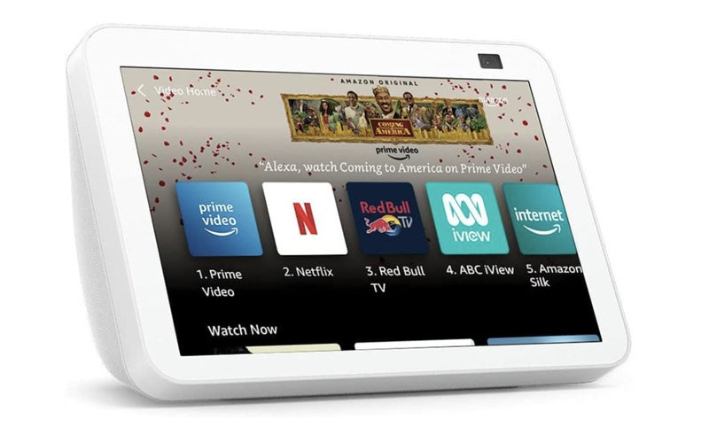Echo Show 8 (2nd Gen) HD smart display with Alexa 13 MP camera | Glacier White Carousel 2