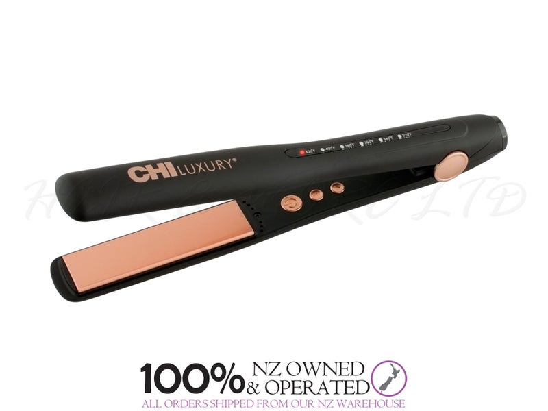 CHI Luxury 1" Hair Straightener / Hairstyling Iron - Rose Gold Series Carousel 1