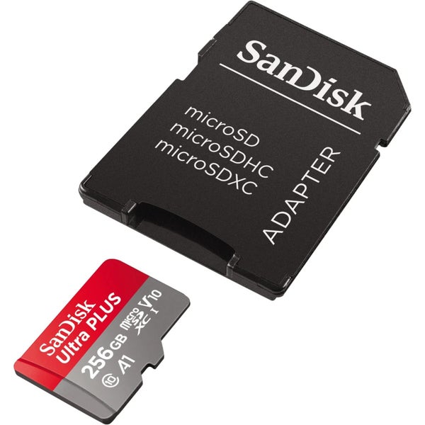 SanDisk Ultra Plus MicroSDXC Memory Card With Adapter - 256GB Carousel 1