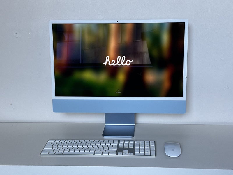 Blue M1 iMac - 512GB Carousel 17
