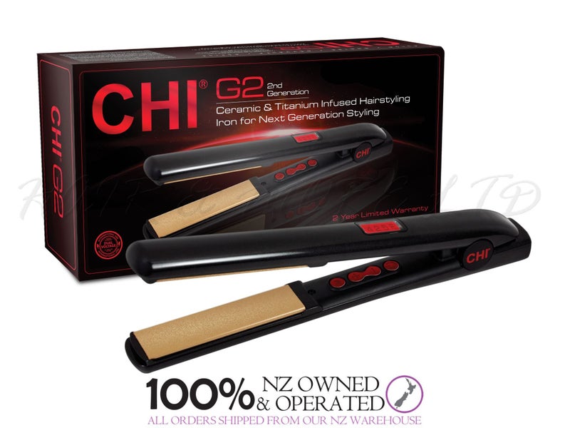 CHI G2 Digital Ceramic & Titanuim Infused Hairstyling Straightener Iron Carousel 1