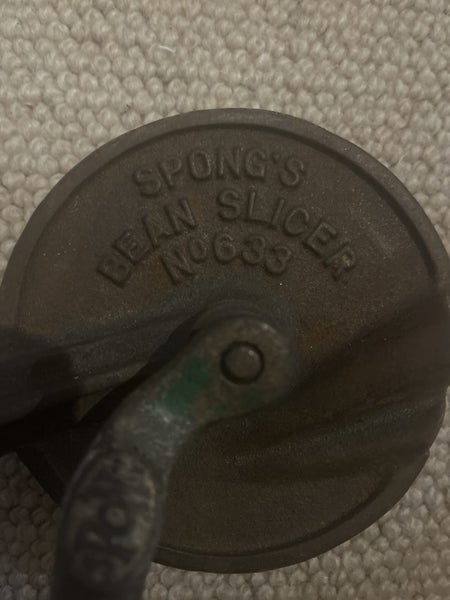 Spong’s British made bean slicer Carousel 1