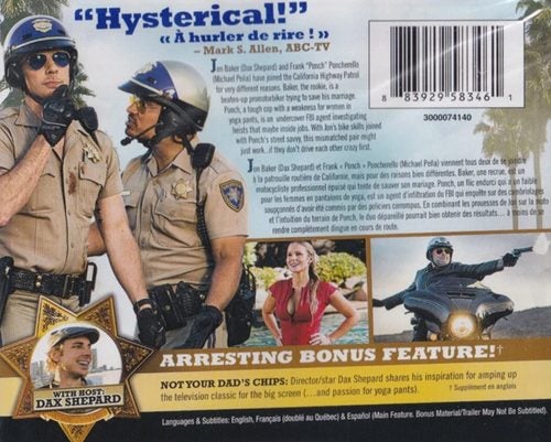 CHIPS - Dax Shepard, Michael Pena DVD Region 4 Carousel 2