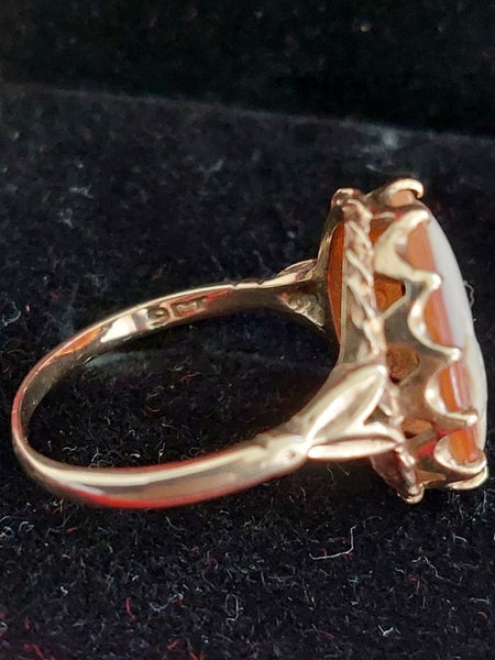 9ct Gold Cameo ring Carousel 2