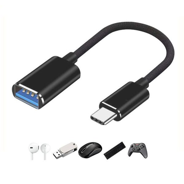 USB C to USB Adapter,Type-C OTG Cable Type C Male to USB A Female Carousel 1