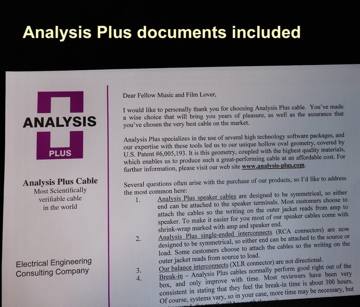 ANALYSIS PLUS HDMI 2M CABLE * * * $1 RES * * *62937629967363114
