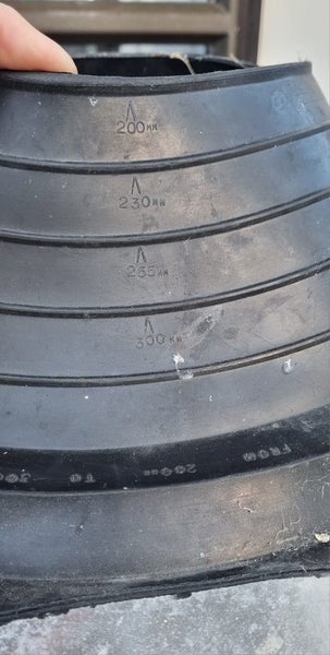Rooftite EPDM flue flashing Carousel 2