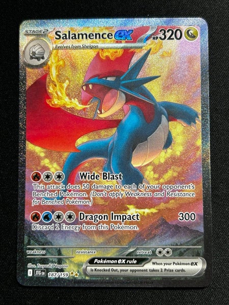 Salamence ex 187/159 M / NM SV09 Journey Together Special Illustration Rare Card Carousel 2