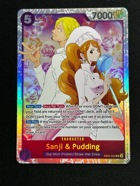 Sanji & Pudding EB: Anime 25th Collection (EB-02) Mint / NM R One Piece Card Carousel 2