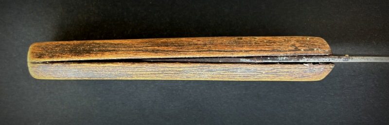 VERY NICE ANTIQUE I. WILSON FIXED BLADE WITH NICE STAMPING ON THE BLADE Carousel 9