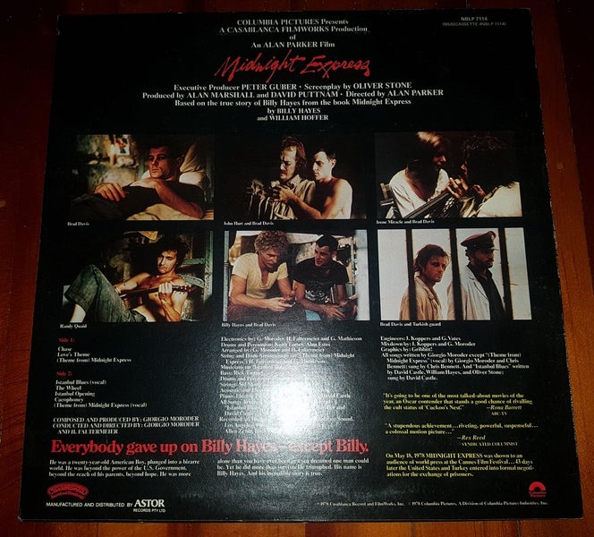 Midnight Express OST (Giorgio Moroder) LP Carousel 2