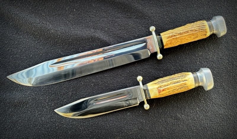 SUPER RARE, STUNNING CONDITION SOLINGEN BOWIE KNIVES - A RARE OPPORTUNITY HERE. Carousel 2
