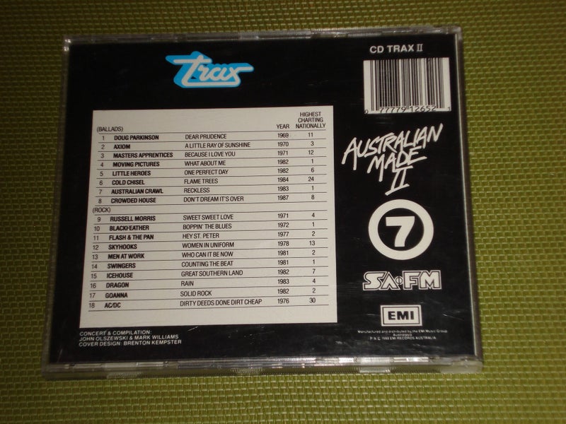 TRAX: AUSTRALIAN MADE II *RARE 1988 RELEASE* Carousel 2