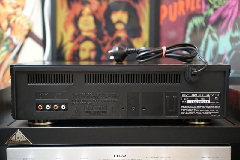 Denon DRM-540 Cassette Deck with Auto Search, Dolby B/C & MPX Filter Carousel 9